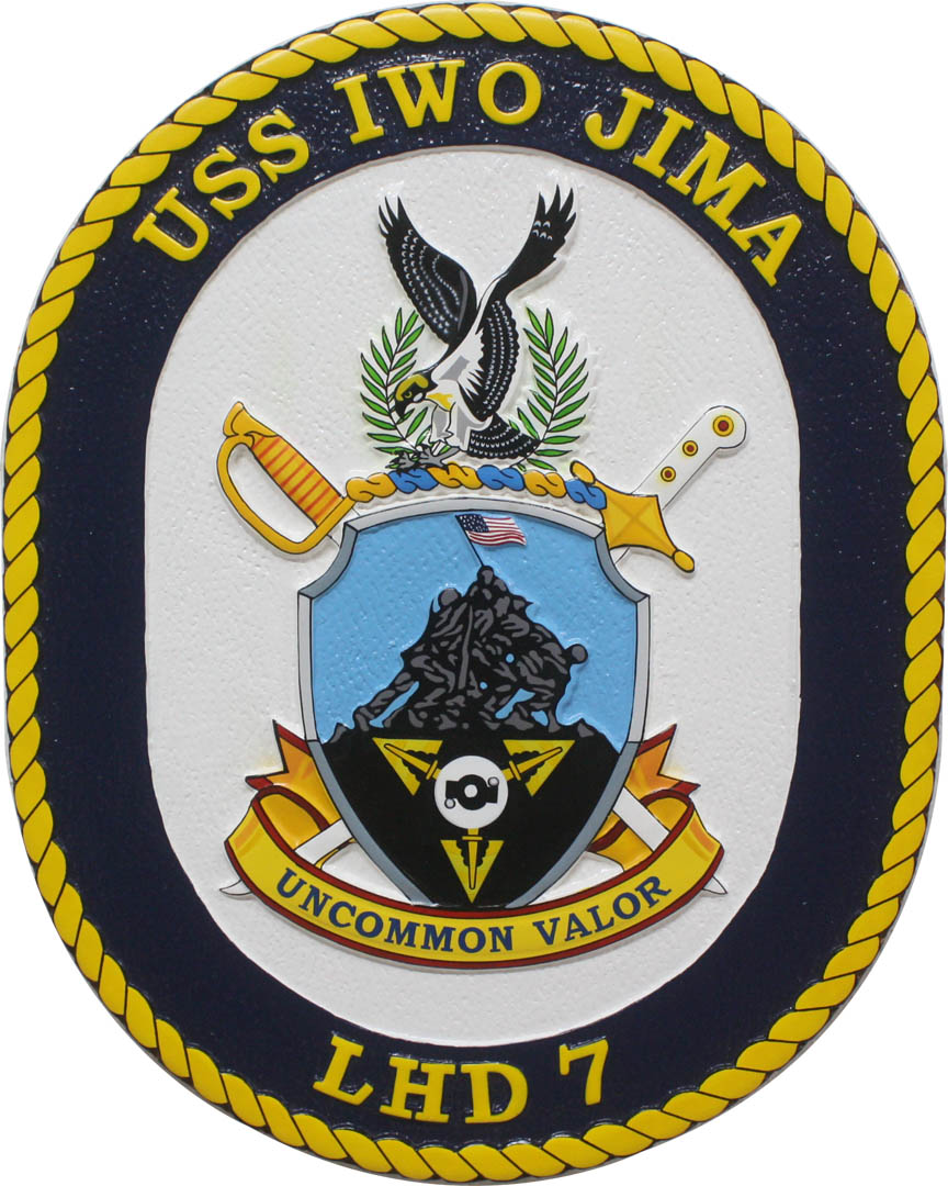 USS Howard Ships Crest Plaque