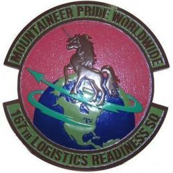 167th Logistics Readiness Squadron Subdued Seal Plaque