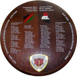 3rd Battalion 3rd Marines Deployment Plaque