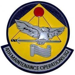 4th MOS Squadron Plaque