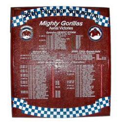58th Fighter Squadron Air Force Deployment Plaque