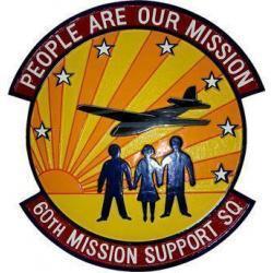 60th Mission Support Squadron Plaque