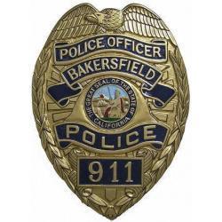 Bakersfield Police Badge Plaque