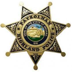 Highland Police Patrolman Badge Plaque