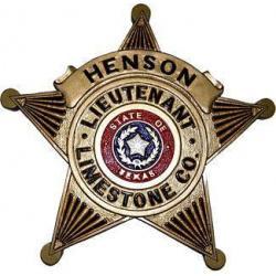 Limestone County Sheriff Badge Plaque