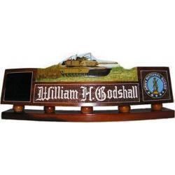 M1 Tank Desk Nameplate