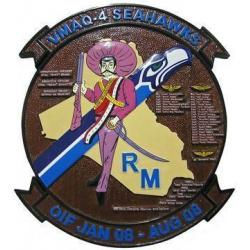 Marine Tactical Electronic Warfare Squadron 4 Seahawks Cruise Plaque