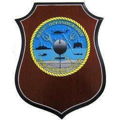 Naval Oceanography AA Shield Plaque