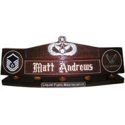USAF Fuels Desk Nameplate