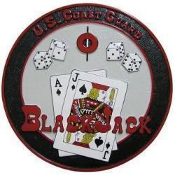 USCG BlackJack Seal Plaque