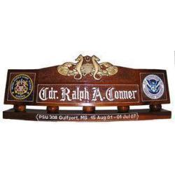 USCG Port Security Desk Nameplate