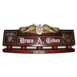 US Navy Submariner Desk Nameplate