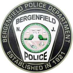bergenfield police department patch plaque