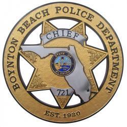 boynton beach police department chief plaque5 2064676614