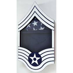 shadow box us air force e9 painted finish 480085087