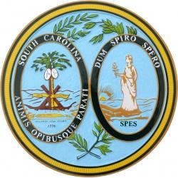 south carolina state seal plaque
