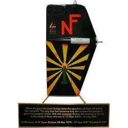 tail flash memorial plaque