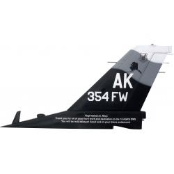 tail flash plaque custom design with dedication