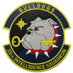 usaf 35th intelligence squadron plaque