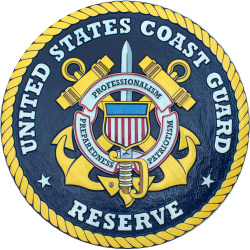 uscg reserve seal plaque