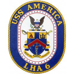 uss america lha-6 ship embelm plaque 1