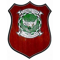 vfa-195 navy squadron plaque dambusters plaque