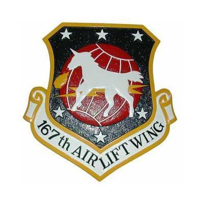 167th Airlift Squadron Plaque