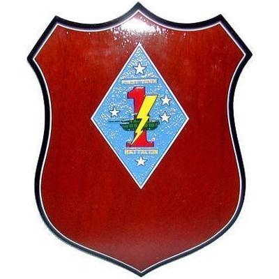 1st Tank Battalion USMC Patch Plaque