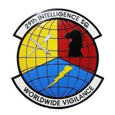 29th Intelligence Squadron Seal Plaque
