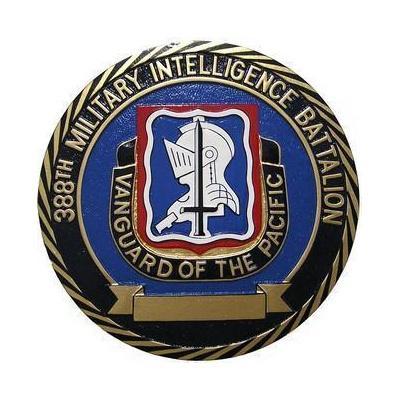 388th Military Intelligence Battalion Seal Plaque