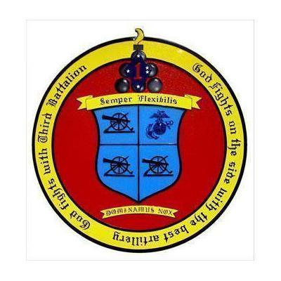3d BD 11th Marines Insignia Plaque