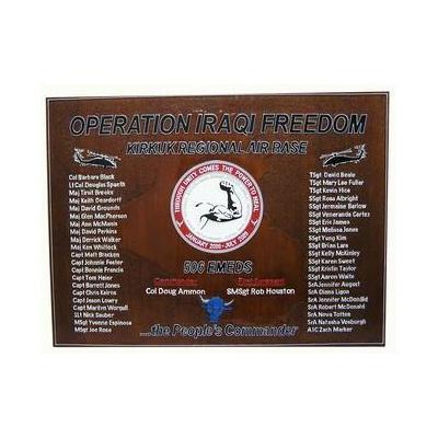 506 EMEDS OIF Air Force Deployment Plaque