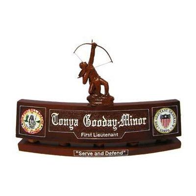 Adjutant General Archer Top Desk Nameplate