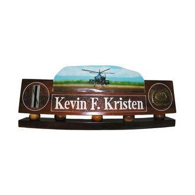 Apache Desk Nameplate