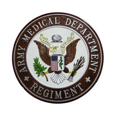 Army Medical Department Regiment Seal Plaque