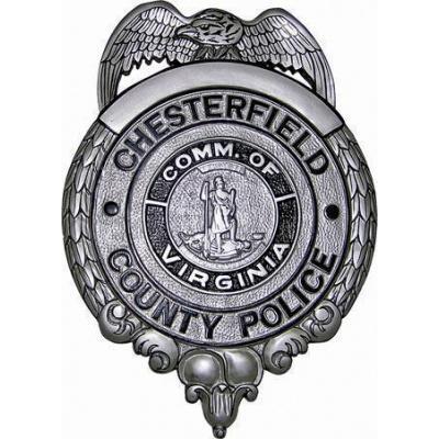 Chesterfield County Police Badge Plaque