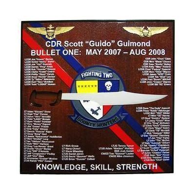 Fighting Two Bounty Hunters Navy Deployment Plaque