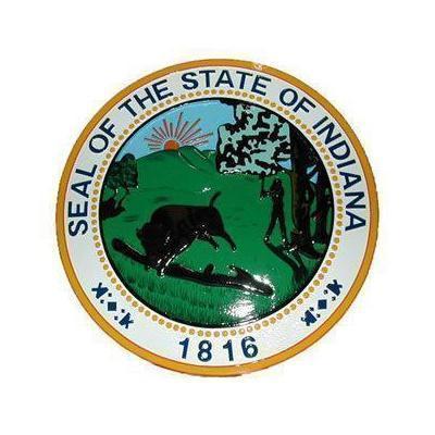 Indiana State Seal Plaque