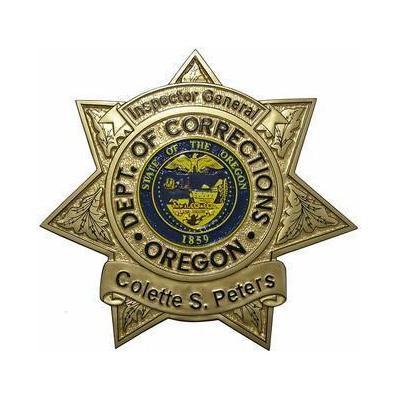 Inspector General Department of Corrections Badge Plaque