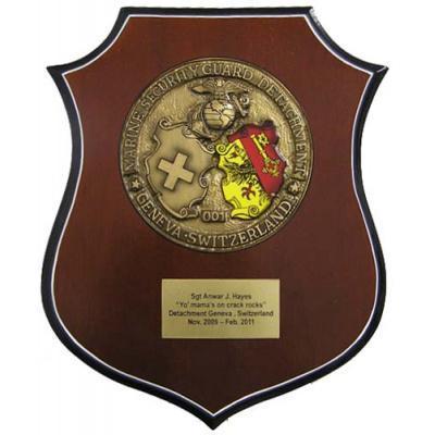 Marine Security Guard Detachment AA Shield Plaque