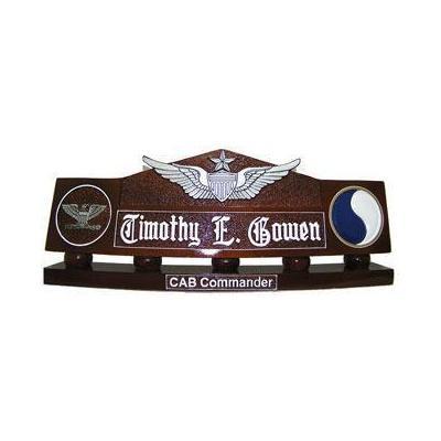 Master Aviation Desk Nameplate