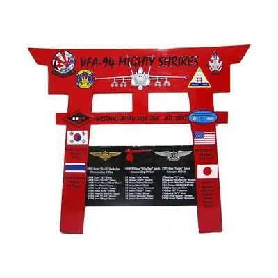 Strike Fighter Squadron 94 Mighty Shrikes Navy Deployment Plaque