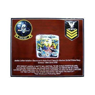 Strike Fighter Squadron One Five One Vigilantes Navy Deployment Plaque