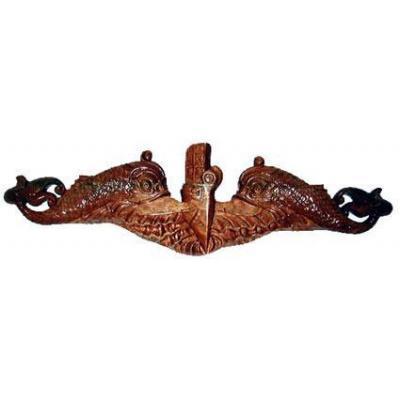 Submarine Insignia Dolphin Insignia Plaque