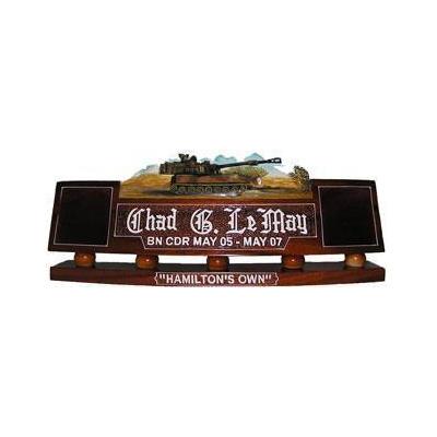 Tank Design 3 Desk Nameplate
