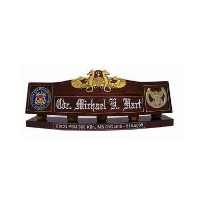 USCG Custom Desk Nameplate