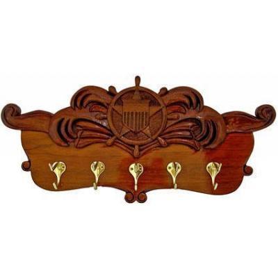 USCG Cutterman Insignia with Brass Hooks