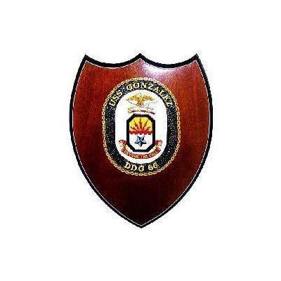 USS Gonzales Presentation Plaque