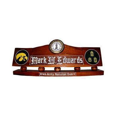 US Army National Guard Recruiter Desk Nameplate