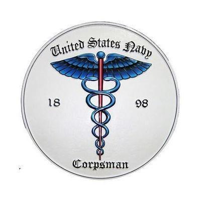 US Navy Corpsman Seal Plaque